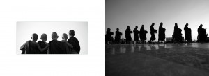 Monks in Myanmar by Roberto Falck