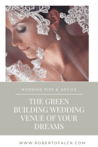 green building wedding