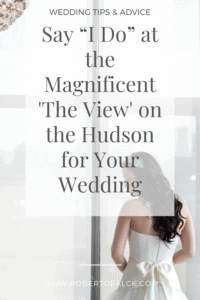 the view on the hudson wedding