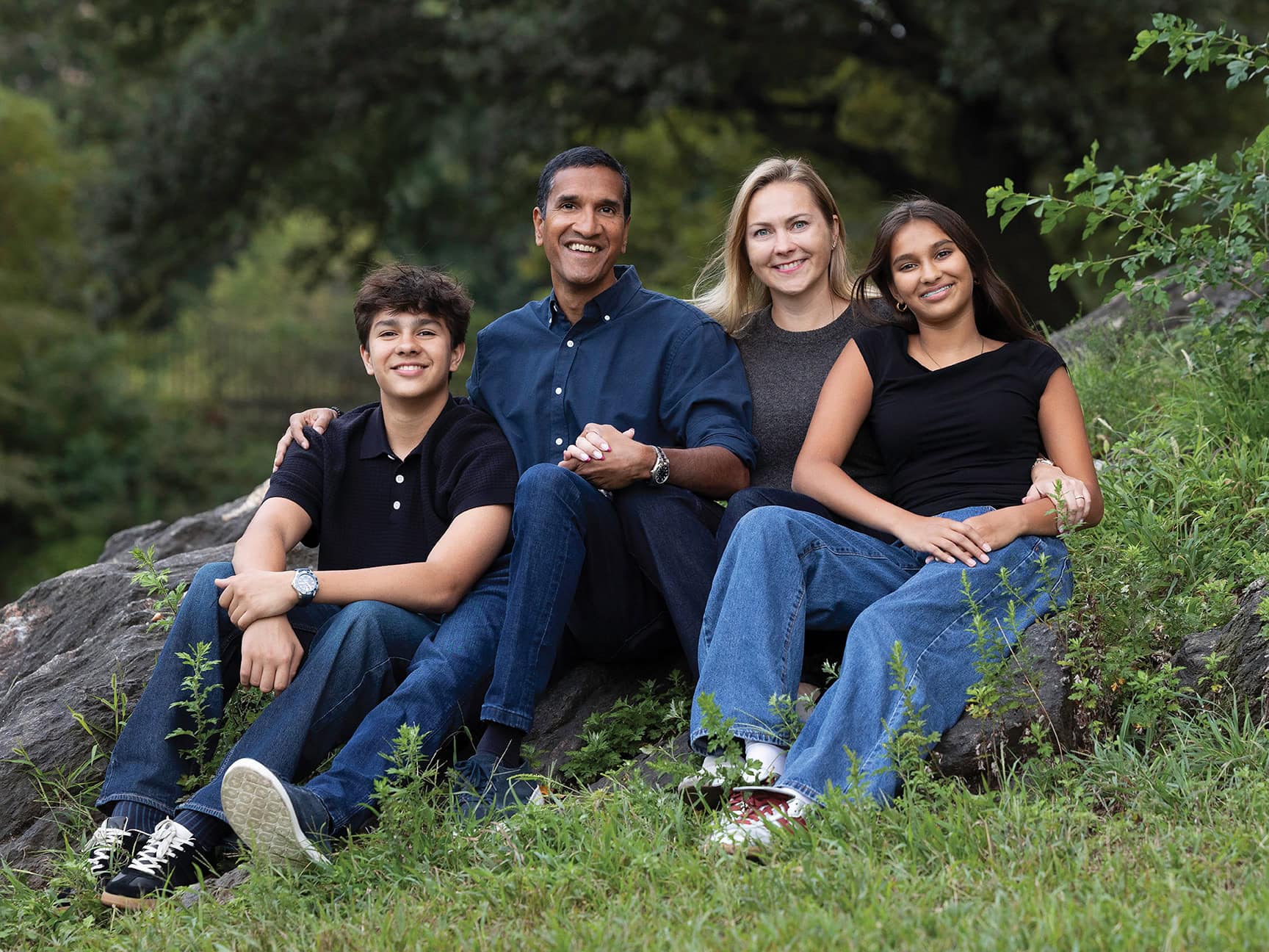 Family photography session in Cental Park New York City